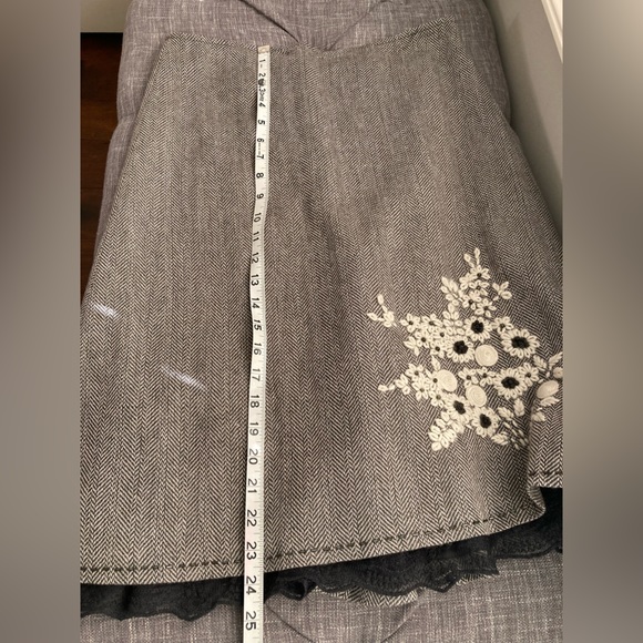 RARE Vintage Anthro Wool Skirt - Picture 9 of 9